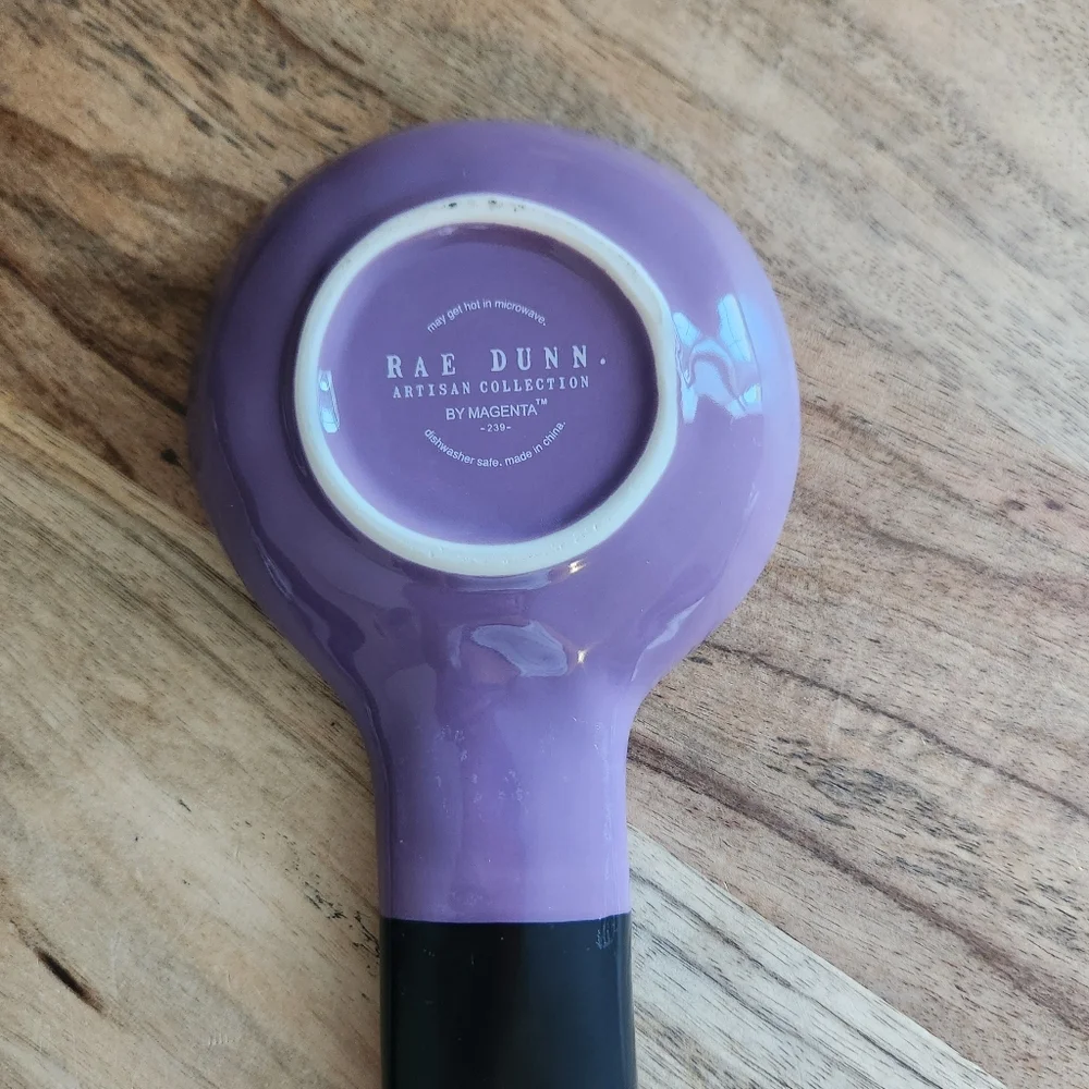 Rae Dunn Purple and Black 